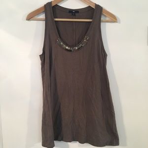 GAP Beaded Sleeveless Top